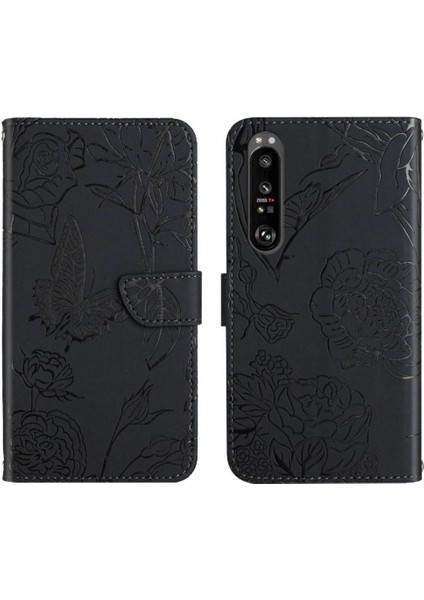 Sony Xperia 1 Iv Anti-Damla Koruma Pu Deri Kapak Kapak ile (Yurt Dışından)