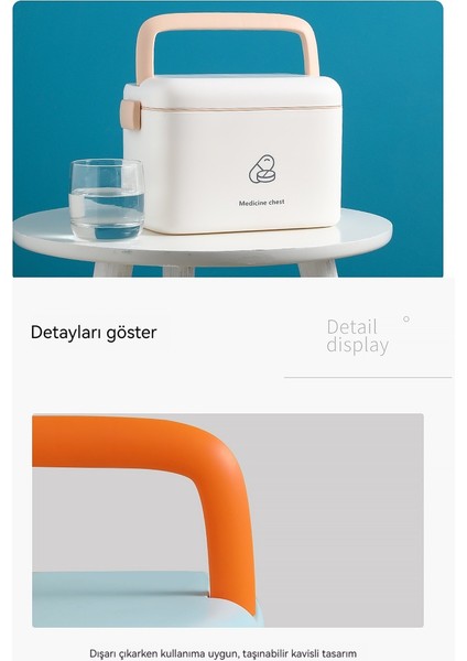 El Basit Ev Çok Fonksiyonlu Ilaç Kutusu (Yurt Dışından)