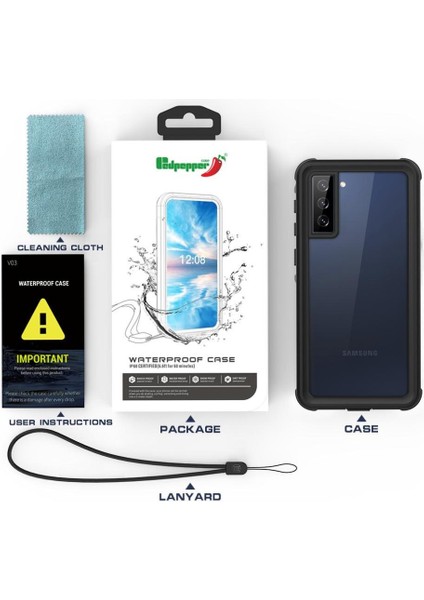 Samsung Galaxy S21 Artı IP68 Su Geçirmez Tam Su Geçirmez Dahili (Yurt Dışından)