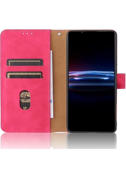 Kart Tutucu Kickstand Tam Koruma ile Sony Xperia Pro-I Için Kılıf (Yurt Dışından)