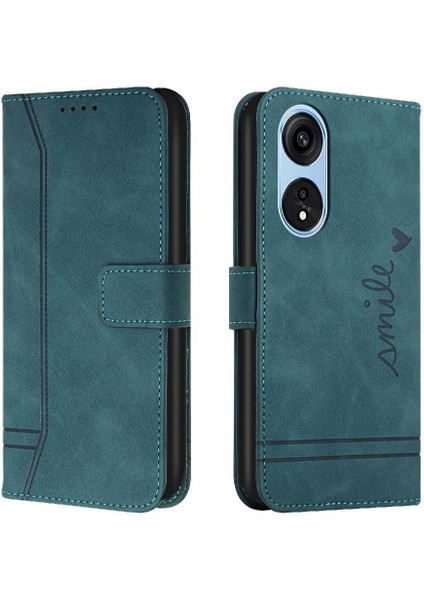 Oppo Phone 8t 5g Için Telefon Kılıfı Pu Deri El Kayışı Manyetik Kapatma Flip (Yurt Dışından)