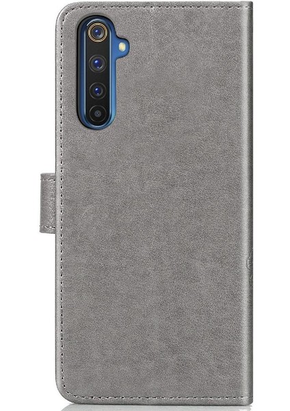 Realme 6 Pro Flip Kapak Kılıf Için Kılıf Zarif Iş Dört Yaprak (Yurt Dışından) fırsatları