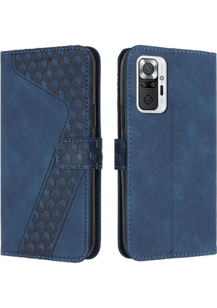 Telefon Kılıfı Için Xiaomi Redmi Not 10 Pro Max Kickstand Manyetik Flip Folio (Yurt Dışından)