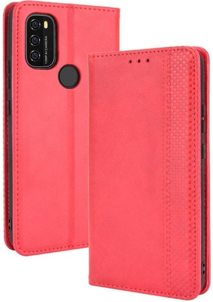 Blackview A70 Manyetik Kapatma Pu Deri Cüzdan Için Kılıf (Yurt Dışından)