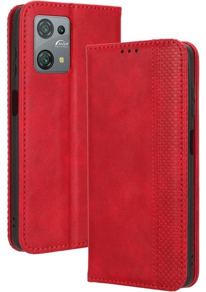 Blackview Oscal C30/C30 Pro Manyetik Kapatma Cüzdan Pu Deri Için Kılıf (Yurt Dışından)