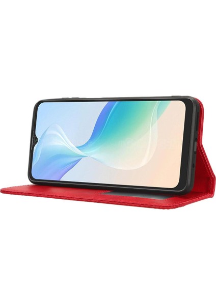 Blackview Oscal C30/C30 Pro Manyetik Kapatma Cüzdan Pu Deri Için Kılıf (Yurt Dışından)