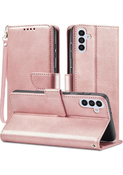 Samsung Galaxy A54 5g Kart Ekleme Deri Folio Flip Case Tam (Yurt Dışından)