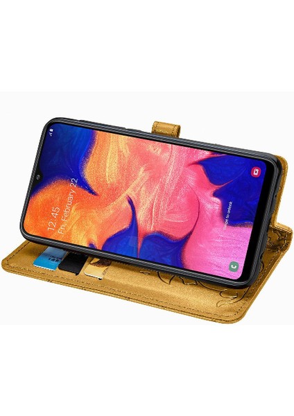 Samsung Galaxy A10 Flip Kapak Için Kılıf Kısa Kayış Darbeye Karikatür (Yurt Dışından) modelleri