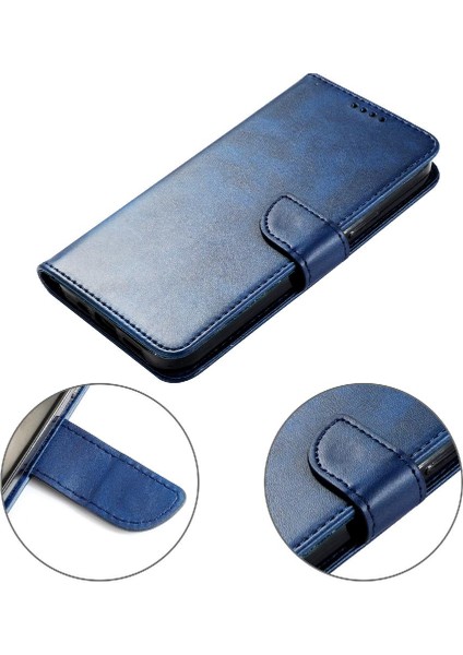 Kart Tutucu Kickstand Deri Folio ile Samsung Galaxy A52S 5g Için Kılıf (Yurt Dışından)