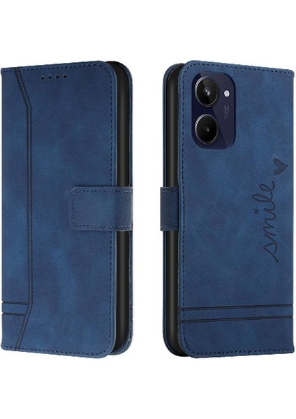 Realme 10 4g Flip Folio Cüzdan Kart Yuvaları Için Telefon Kılıfı Kapak El Kayışı (Yurt Dışından)