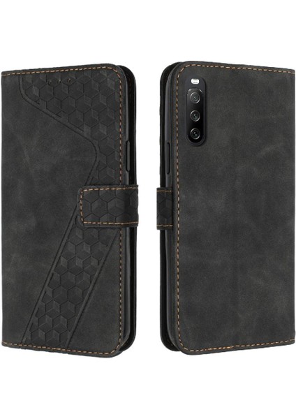 Sony Xperia 10 Iv Için Telefon Kılıfı Cüzdan Flip Folio Kart Yuvaları Kapak (Yurt Dışından)
