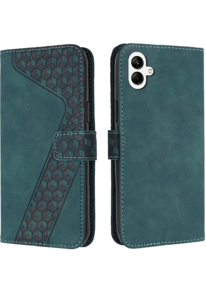 Samsung Galaxy A05 Manyetik Flip Folio Kickstand Kart Yuvaları Için Telefon Kılıfı (Yurt Dışından)
