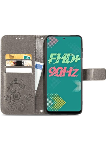 Infinix Sıcak 11S Flip Kapak Dört Yapraklı Yonca Zarif Iş Için Kılıf (Yurt Dışından) indirimleri