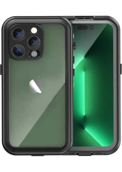 Iphone 14 Için Kılıf Pro 12FT Askeri Darbeye Su Geçirmez Dahili Ekran (Yurt Dışından)