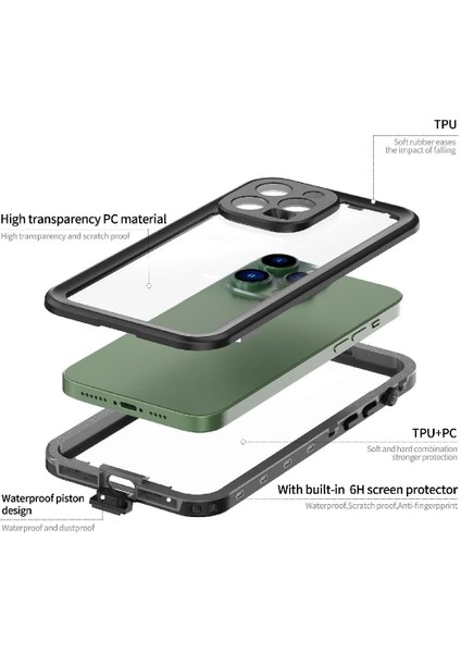 Iphone 14 Pro Max 12FT Askeri Darbeye Dayanıklı Ekran Koruyucu (Yurt Dışından)