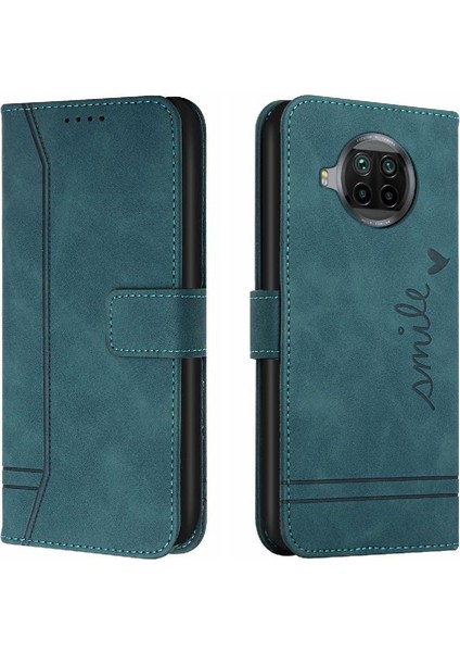 Telefon Kılıfı Için Xiaomi 10T Lite Manyetik Kapatma Kart Yuvaları Kapak Çevirin El (Yurt Dışından)