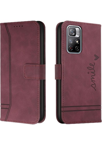 Telefon Kılıfı Için Xiaomi Redmi Not 11S 5g Manyetik Kapatma Flip Folio Cüzdan (Yurt Dışından)