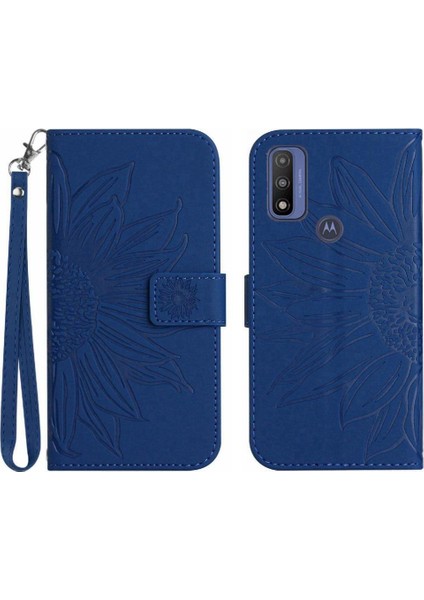 Motorola Moto G Saf 2021 Flip Cüzdan Telefon Kılıfı Için Kılıf ile Lüks Pu (Yurt Dışından)