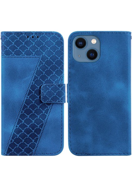 Iphone 14 Için Telefon Kılıfı Artı Pu Deri Flip Folio Kapak Kart Yuvası Cüzdan (Yurt Dışından)