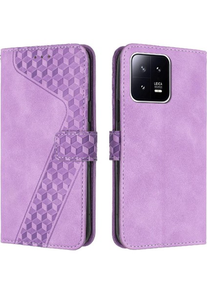 Telefon Kılıfı Için Xiaomi 13 Kart Yuvaları Kapak Kickstand Manyetik Flip Folio (Yurt Dışından)