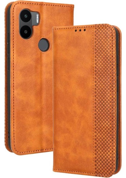 Xiaomi Redmi A2 Artı Manyetik Kapatma Cüzdan Pu Deri (Yurt Dışından)