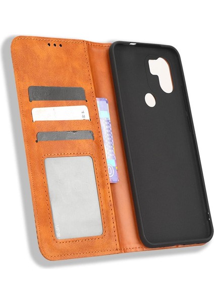 Xiaomi Redmi A2 Artı Manyetik Kapatma Cüzdan Pu Deri (Yurt Dışından)