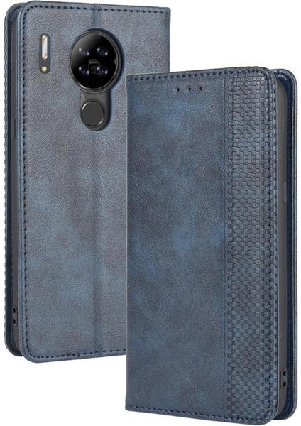 Blackview A80 Cüzdan Manyetik Kapatma Pu Deri Için Kılıf (Yurt Dışından)