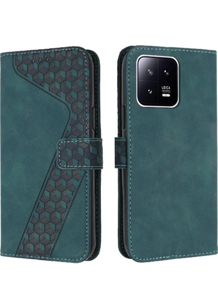 Telefon Kılıfı Için Xiaomi 13 Pro Kickstand Manyetik Kapak Folio Cüzdan Kart (Yurt Dışından)