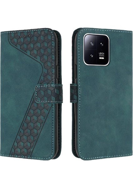 Telefon Kılıfı Için Xiaomi 13 Pro Kickstand Manyetik Kapak Folio Cüzdan Kart (Yurt Dışından)