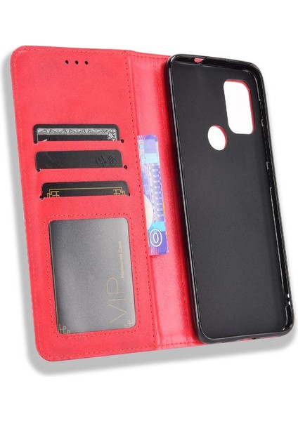 Motorola Moto G30/G10 Manyetik Kapatma Cüzdan Pu Deri Kılıf (Yurt Dışından) indirimleri
