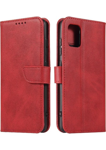 Samsung Galaxy A51 4G/M40S Manyetik Karbon Fiber Tam Koruma (Yurt Dışından)