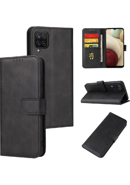 Kart Tutucu Kickstand ile Samsung Galaxy A12 5g Kart Ekleme Için Kılıf (Yurt Dışından)