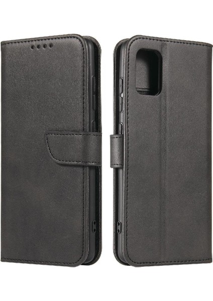 Samsung Galaxy A51 4G/M40S Manyetik Karbon Fiber Tam Koruma (Yurt Dışından)