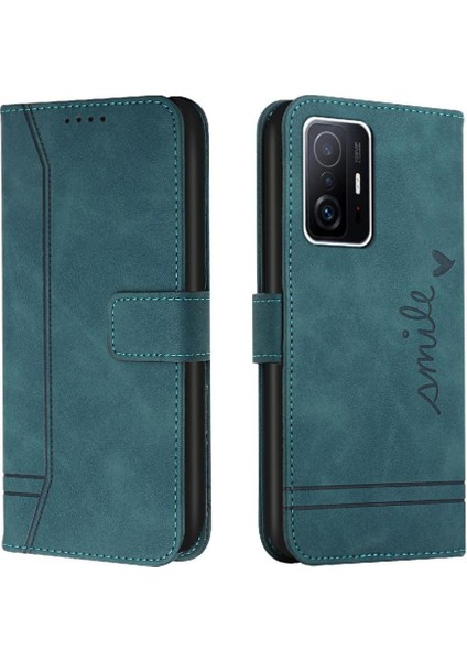 Telefon Kılıfı Için Xiaomi 11T/11T Pro Flip Folio Cüzdan Pu Deri Manyetik (Yurt Dışından)