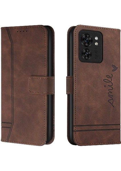 Motorola Moto Kenar 40 Flip Için Telefon Kılıfı Folio Cüzdan Kart Yuvaları Kapak Pu (Yurt Dışından)