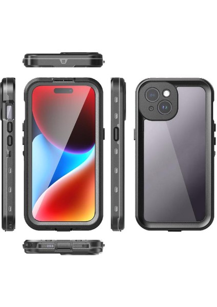 Iphone 15 Için Su Geçirmez IP68 Su Geçirmez Tam 12FT Askeri Inşa (Yurt Dışından)