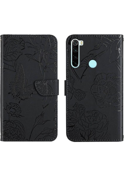 Xiaomi Redmi Not 8t Çiçekler ve Kelebekler Anti-Damla Koruma (Yurt Dışından)