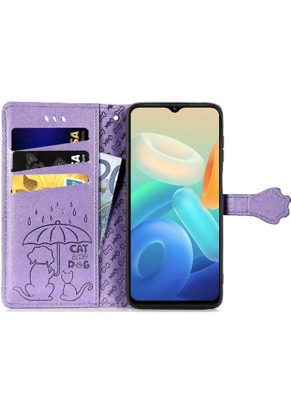 Vivo Y55 5g Kılıf Için Kılıf Kısa Kayış Karikatür Hayvanlar Kapak Çevirin (Yurt Dışından) indirimleri