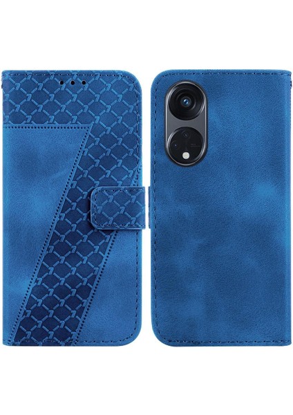 Oppo Phone 8t 5g Için Telefon Kılıfı Kabartmalı Desen Cüzdan Flip Folio Kapak Pu (Yurt Dışından)