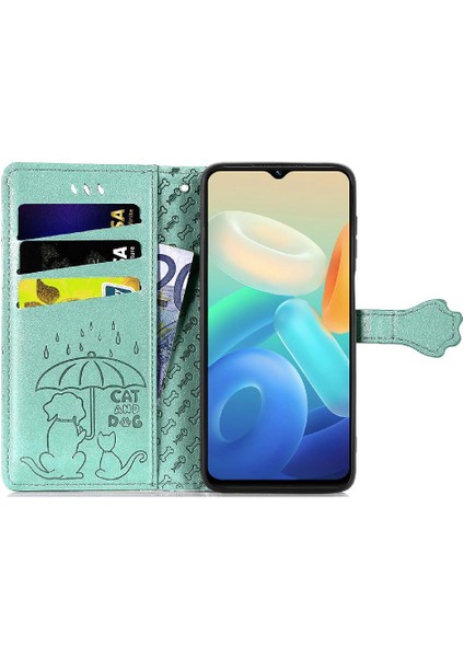 Vivo Y55 5g Kılıf Için Kılıf Kısa Kayış Karikatür Hayvanlar Kapak Çevirin (Yurt Dışından) indirimleri