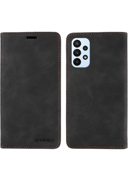 Samsung Galaxy M23 5g Için Kılıf Folio Cüzdan Koruyucu Manyetik Pu Deri (Yurt Dışından)