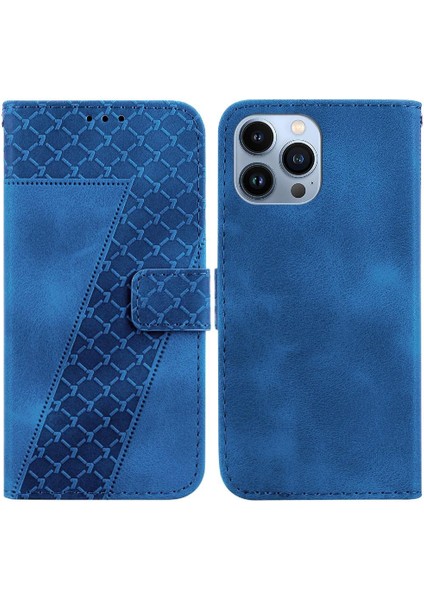 Iphone 13 Için Telefon Kılıfı Pro Max Pu Deri Cüzdan Flip Folio Kapak Kartı (Yurt Dışından)