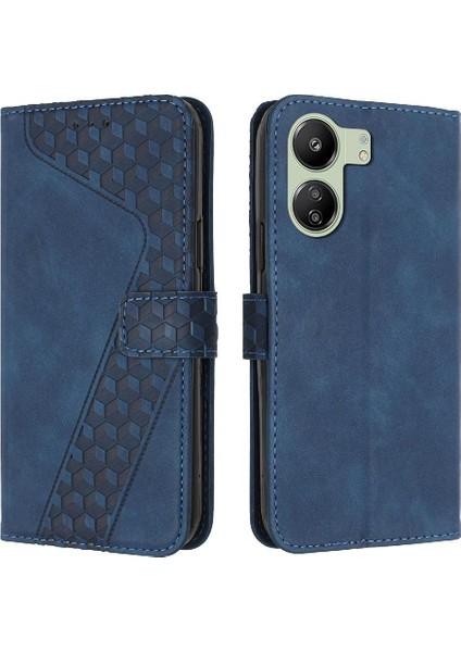Xiaomi Redmi 13C Kart Yuvaları Için Telefon Kılıfı Kapak Cüzdan Manyetik Kapak (Yurt Dışından)