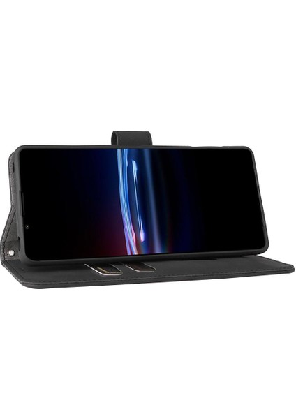 Kart Tutucu Kickstand Tam Koruma ile Sony Xperia Pro-I Için Kılıf (Yurt Dışından)