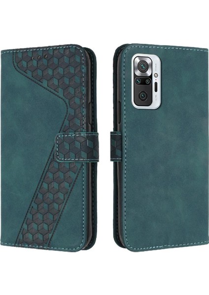 Telefon Kılıfı Için Xiaomi Redmi Not 10 Pro 4g Cüzdan Manyetik Kart Yuvaları Çevirin (Yurt Dışından)