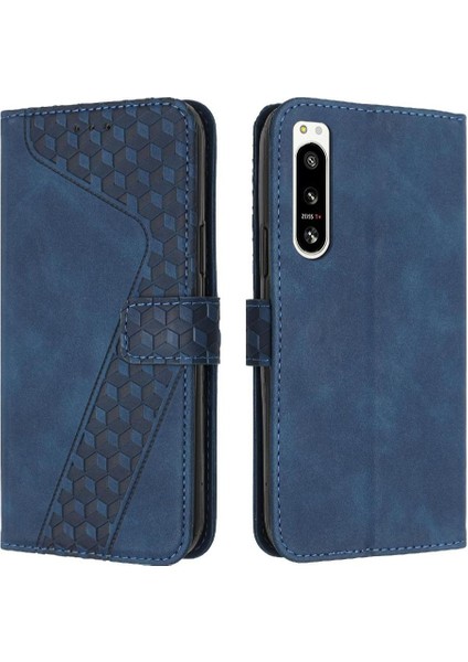 Sony Xperia 5 Iv Flip Folio Manyetik Kickstand Cüzdan Kart Için Telefon Kılıfı (Yurt Dışından)