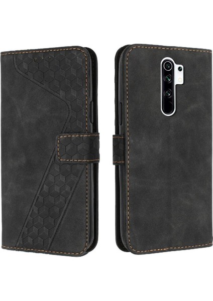 Telefon Kılıfı Için Xiaomi Redmi 9 Kickstand Flip Folio Cüzdan Kart Yuvaları Kapak (Yurt Dışından)