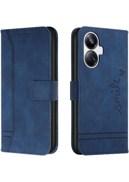 Realme 10 Pro Artı Kart Yuvaları Için Telefon Kılıfı Kapak Flip Folio Cüzdan Pu (Yurt Dışından)