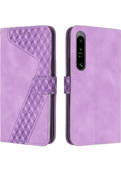 Sony Xperia 1 Iv Kickstand Kart Yuvaları Için Telefon Kılıfı Kapak Manyetik Flip (Yurt Dışından)