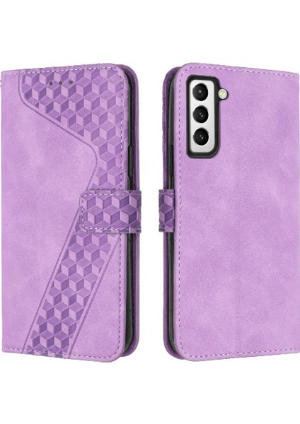 Samsung Galaxy S21 Kart Yuvaları Için Telefon Kılıfı Kapak Flip Folio Kickstand (Yurt Dışından)